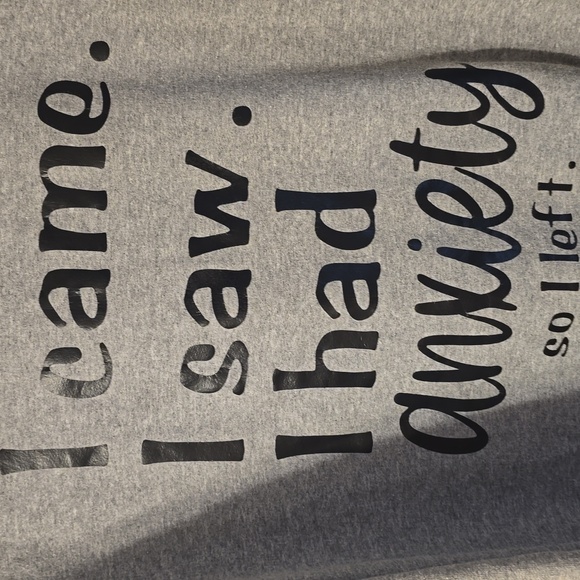 Gildan Heavy Blend Gray Sweatshirt - Picture 2 of 3